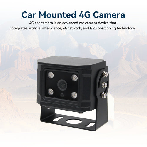 1080P 4G GPS Wireless Truck Backup Camera, AI Human Detection, Infrared Night Vision, IP68 Waterproof HD Rear View Reversing Camera for Truck RV Trailer Van