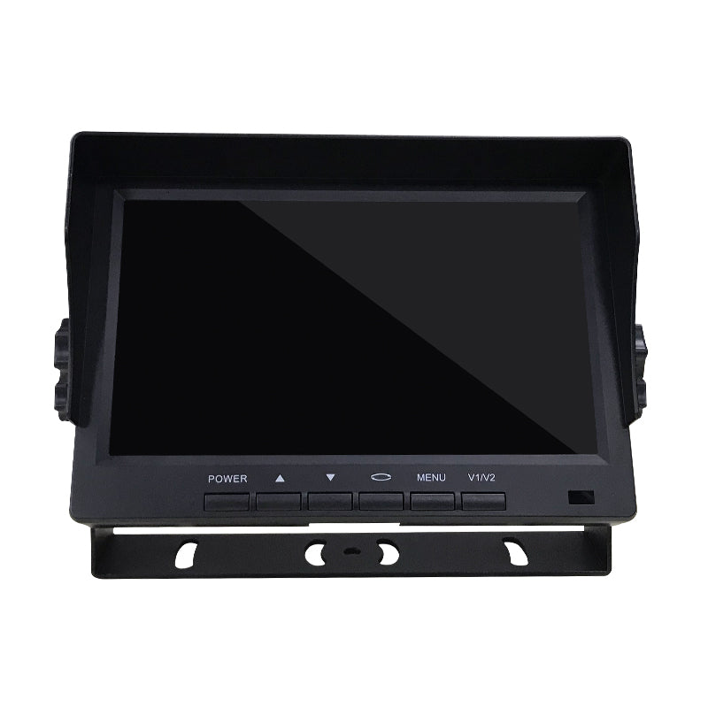 4-Channel Truck Camera System with 7" IPS CVBS Monitor, Universal for Truck & Bus