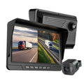 7" IPS 1080P HD Dual Dash Cam for Trucks，RV | Front & Rear View System with Night Vision, Waterproof Rear Camera, Stable Aviation Wiring for Semi-Trailers & Commercial Vehicles